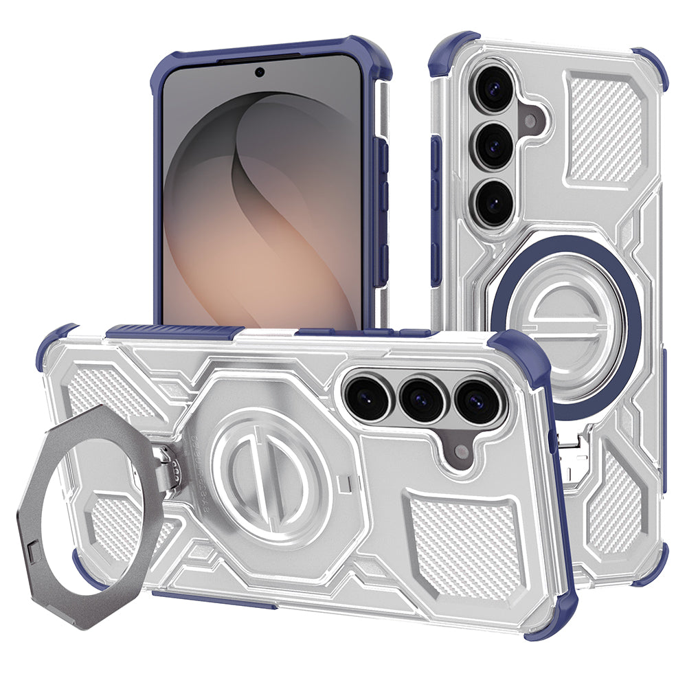 Tok Samsung Galaxy S26 S942-hez, Techsuit, Carbon Shield Pro, Kék