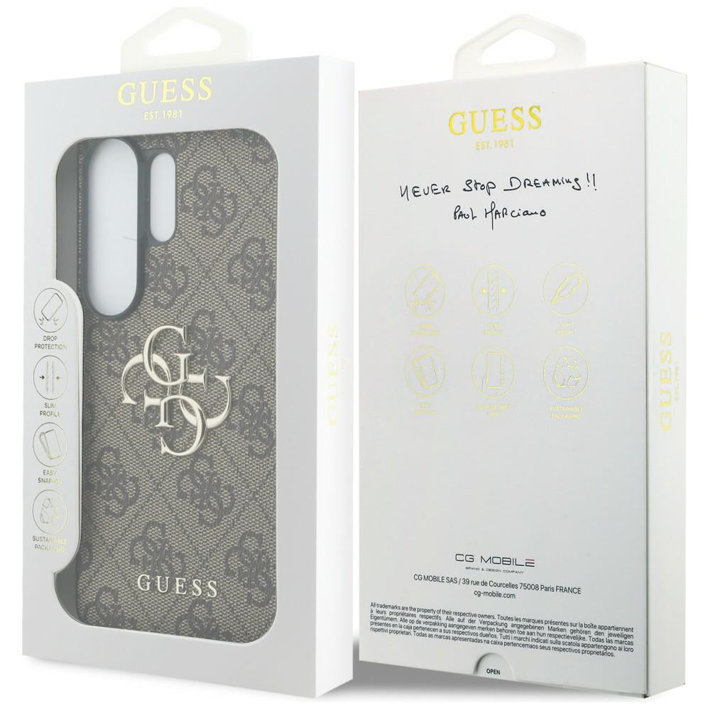 Tok Samsung Galaxy S26 Ultra S948-hoz, Guess, 4G Big Logo, Barna