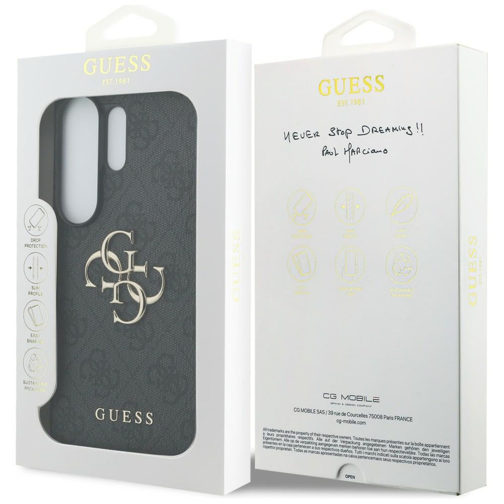 Tok Samsung Galaxy S26 Ultra S948-hoz, Guess, 4G Big Logo, Fekete