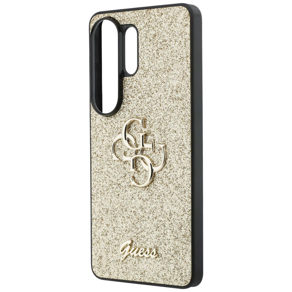 Tok Samsung Galaxy S26 Ultra S948-hez, Guess, Fixed Glitter Big 4G Metal Frame, Arany
