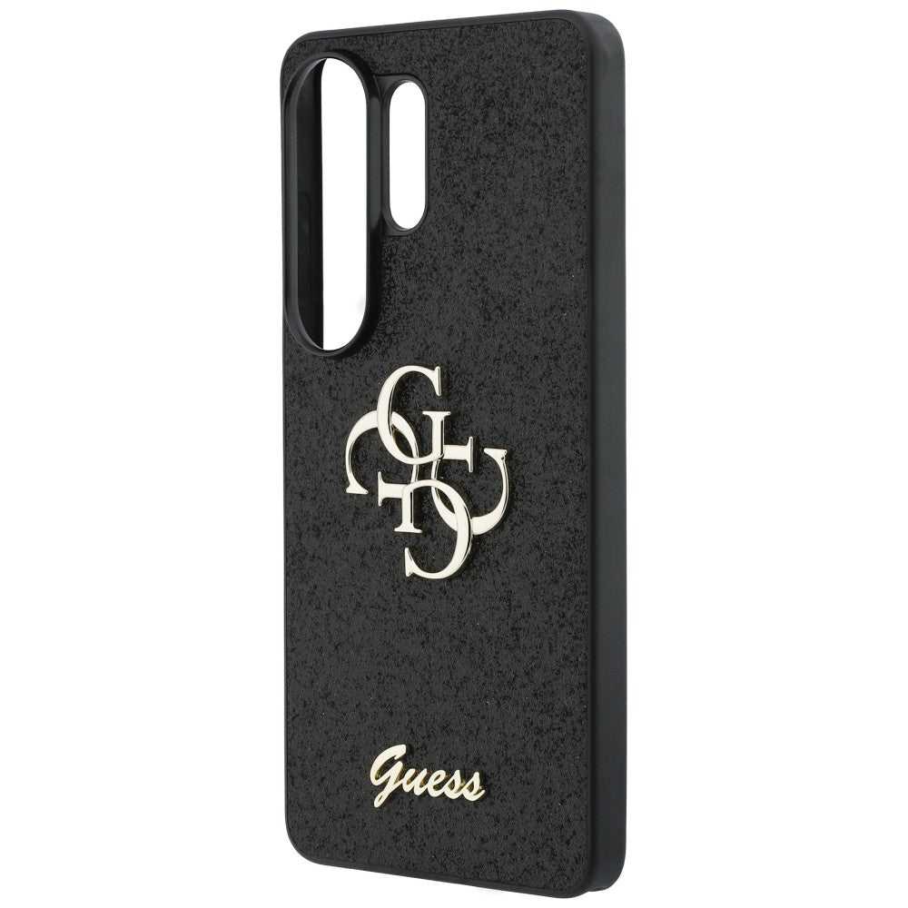 Tok Samsung Galaxy S26 Ultra S948-hez, Guess, Fixed Glitter Big 4G Metal Frame, Fekete
