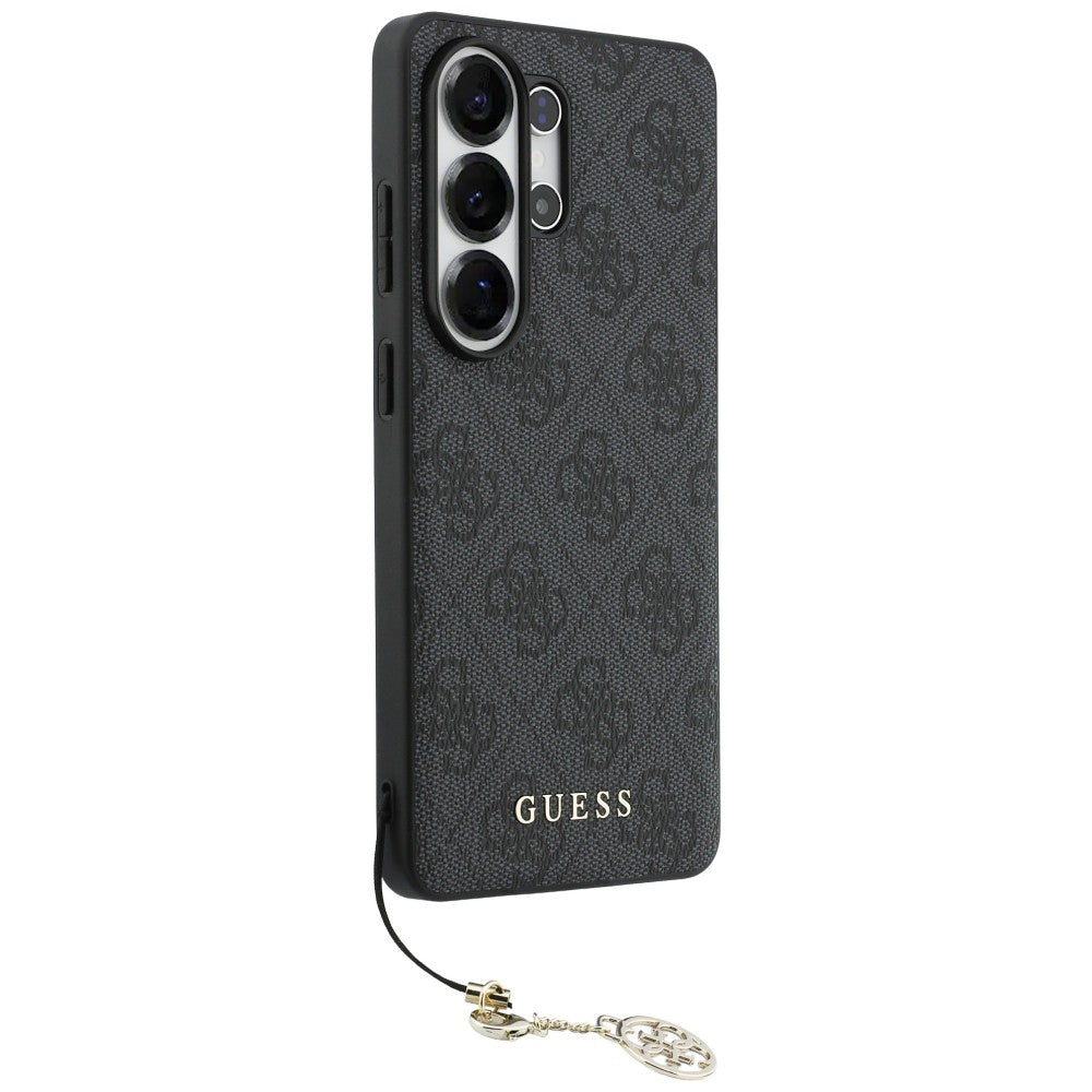 Tok Samsung Galaxy S26 Ultra S948-hoz, Guess, 4G Classic Logo Charm, Fekete
