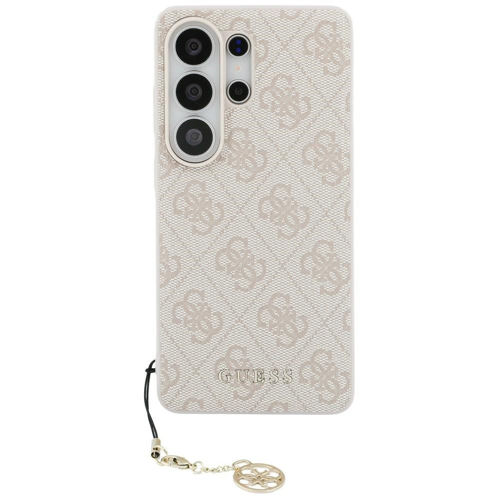 Tok Samsung Galaxy S26 Ultra S948-hoz, Guess, 4G Classic Logo Charm, Rózsaszín