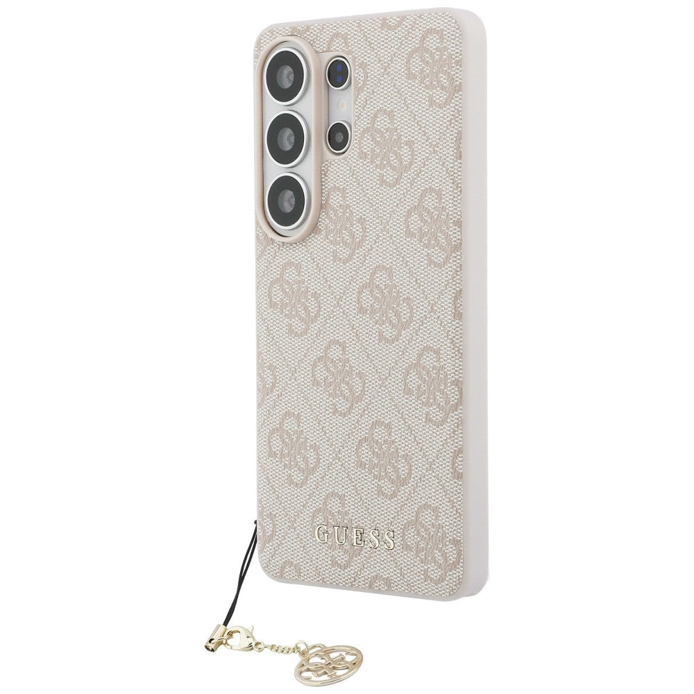 Tok Samsung Galaxy S26 Ultra S948-hoz, Guess, 4G Classic Logo Charm, Rózsaszín