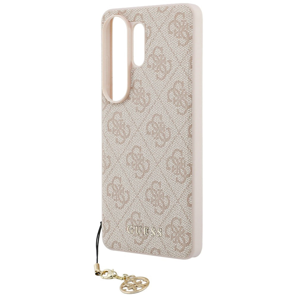 Tok Samsung Galaxy S26 Ultra S948-hoz, Guess, 4G Classic Logo Charm, Rózsaszín