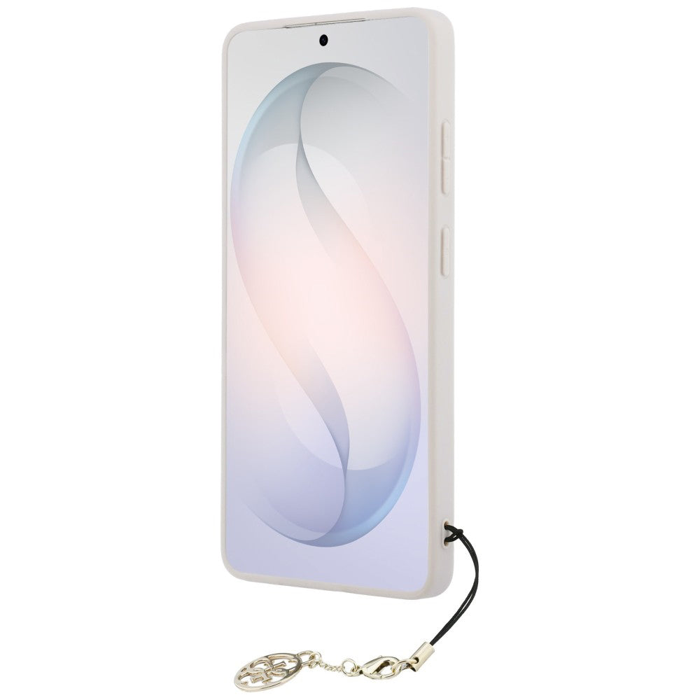 Tok Samsung Galaxy S26 Ultra S948-hoz, Guess, 4G Classic Logo Charm, Rózsaszín