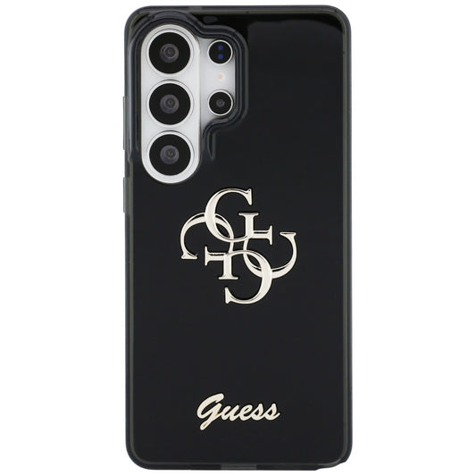 Tok Samsung Galaxy S26 Ultra S948-hoz, Guess, IML Big Metal 4G Script, Fekete