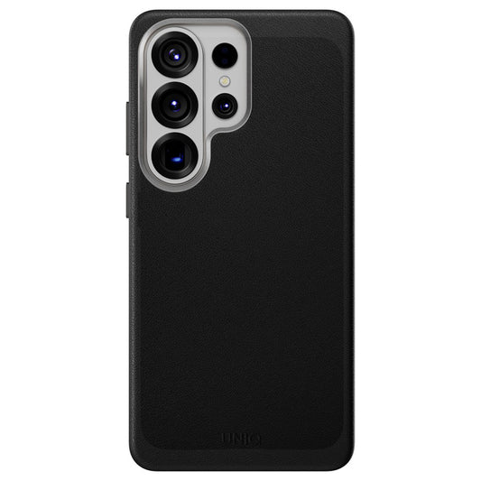 Tok Samsung Galaxy S26 Ultra S948-hoz, UNIQ, Lyden Leatherette, Fekete
