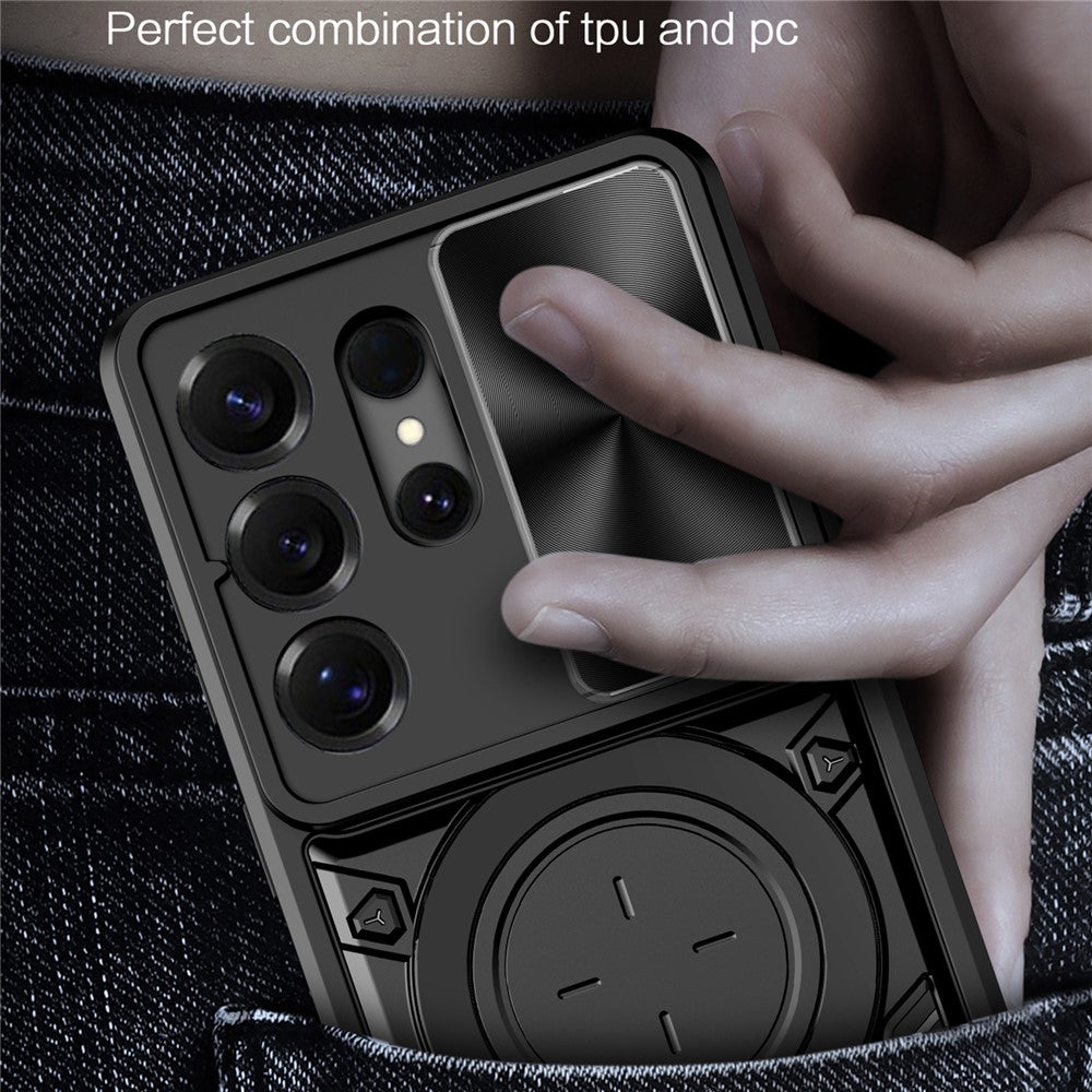 Samsung Galaxy S26 Ultra S948 tok, Techsuit, CamGuard Pro, Fekete