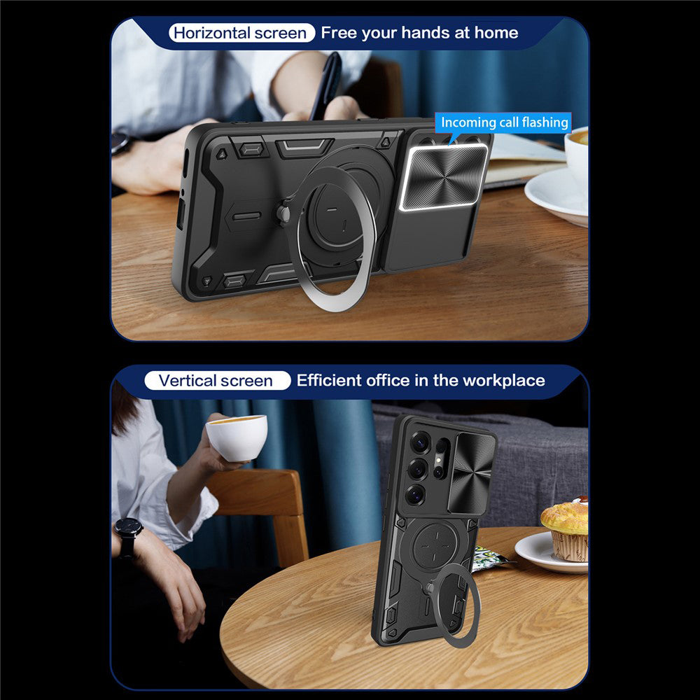 Samsung Galaxy S26 Ultra S948 tok, Techsuit, CamGuard Pro, Fekete