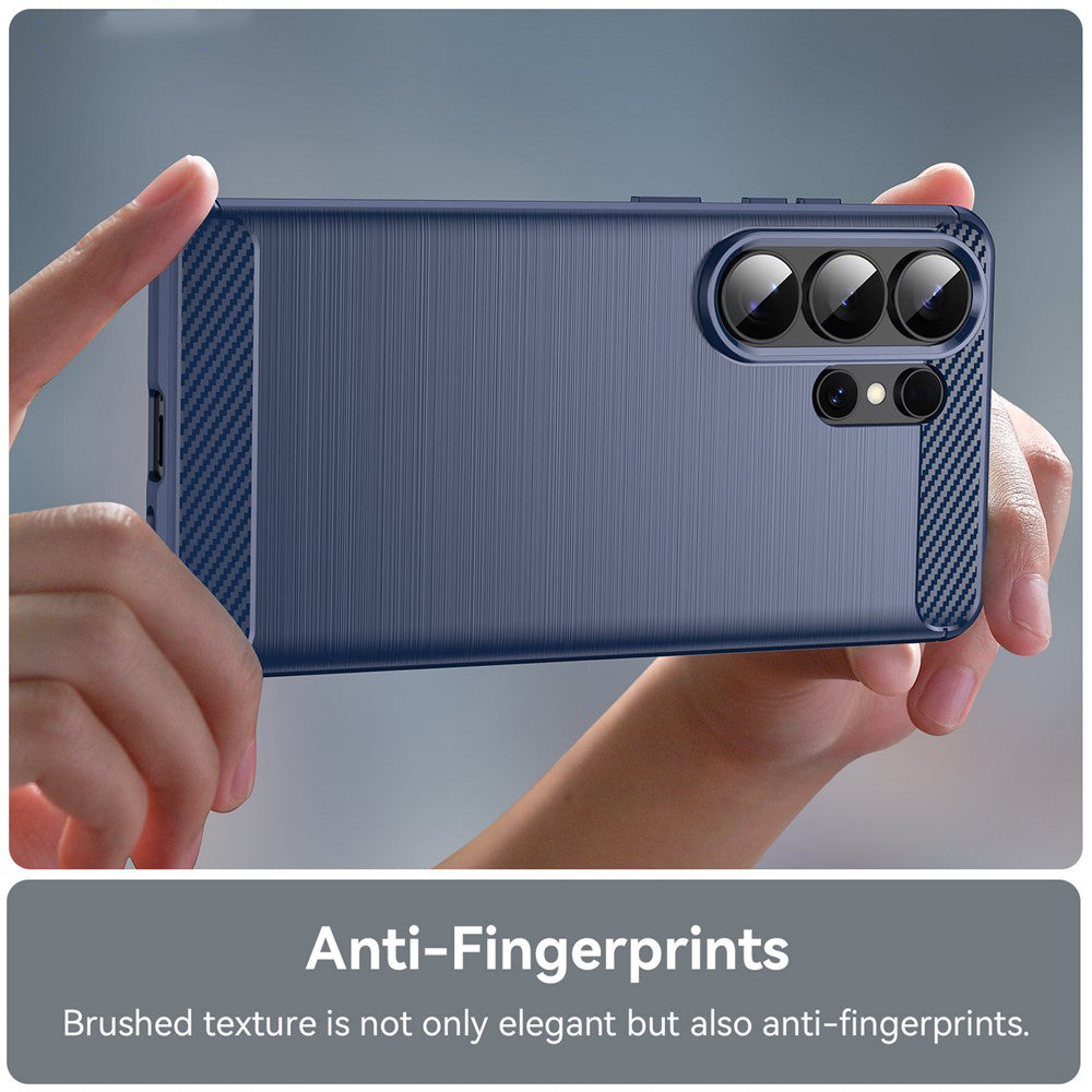 Tok Samsung Galaxy S26 Ultra S948-hoz, Techsuit, Szénszálas, Kék