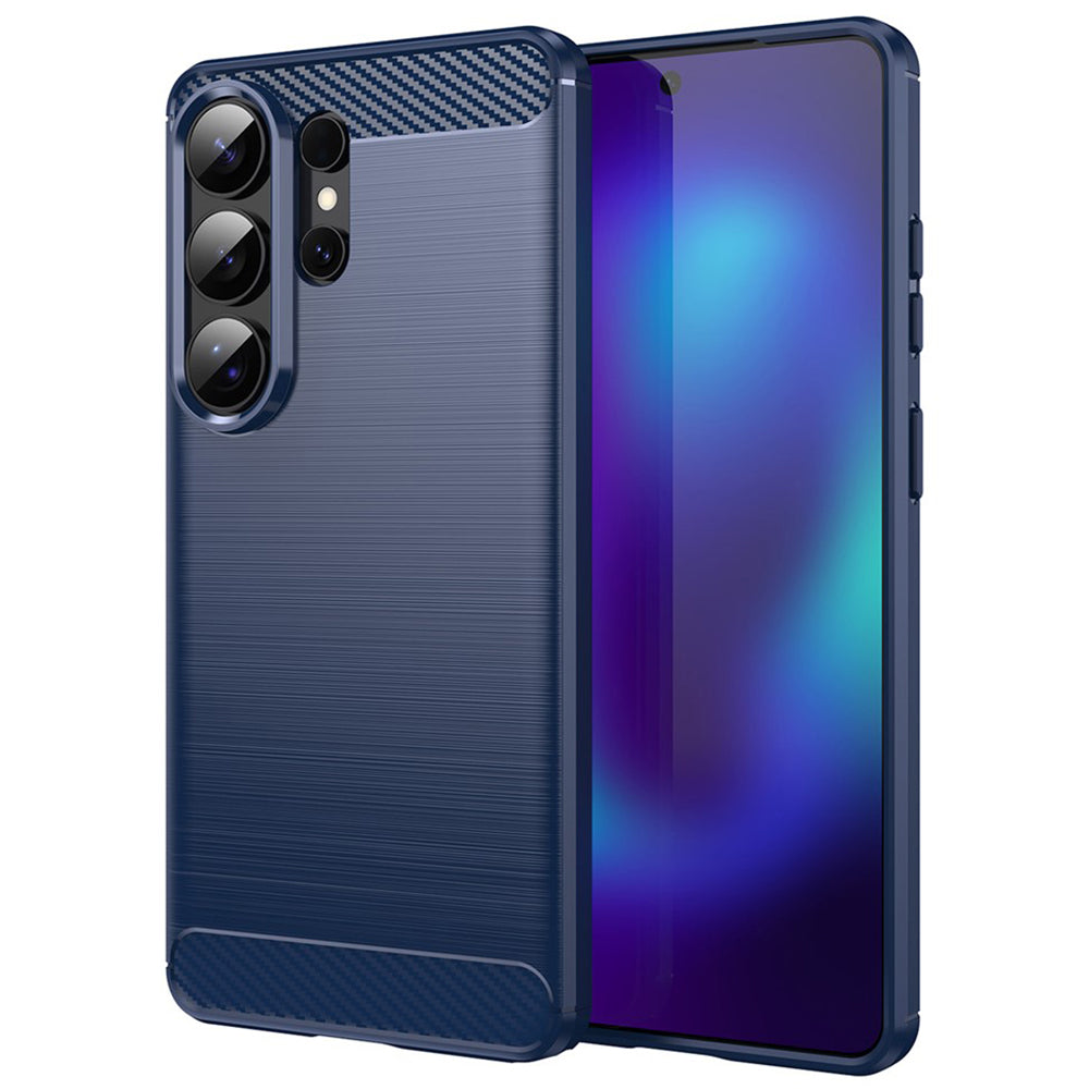 Tok Samsung Galaxy S26 Ultra S948-hoz, Techsuit, Szénszálas, Kék