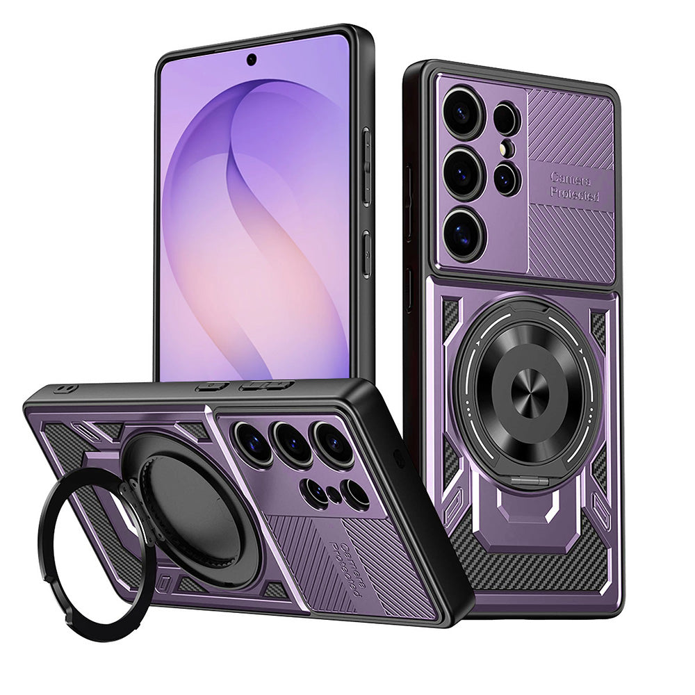 Case for Samsung Galaxy S26 Ultra S948, Techsuit, RuggedCam, Purple