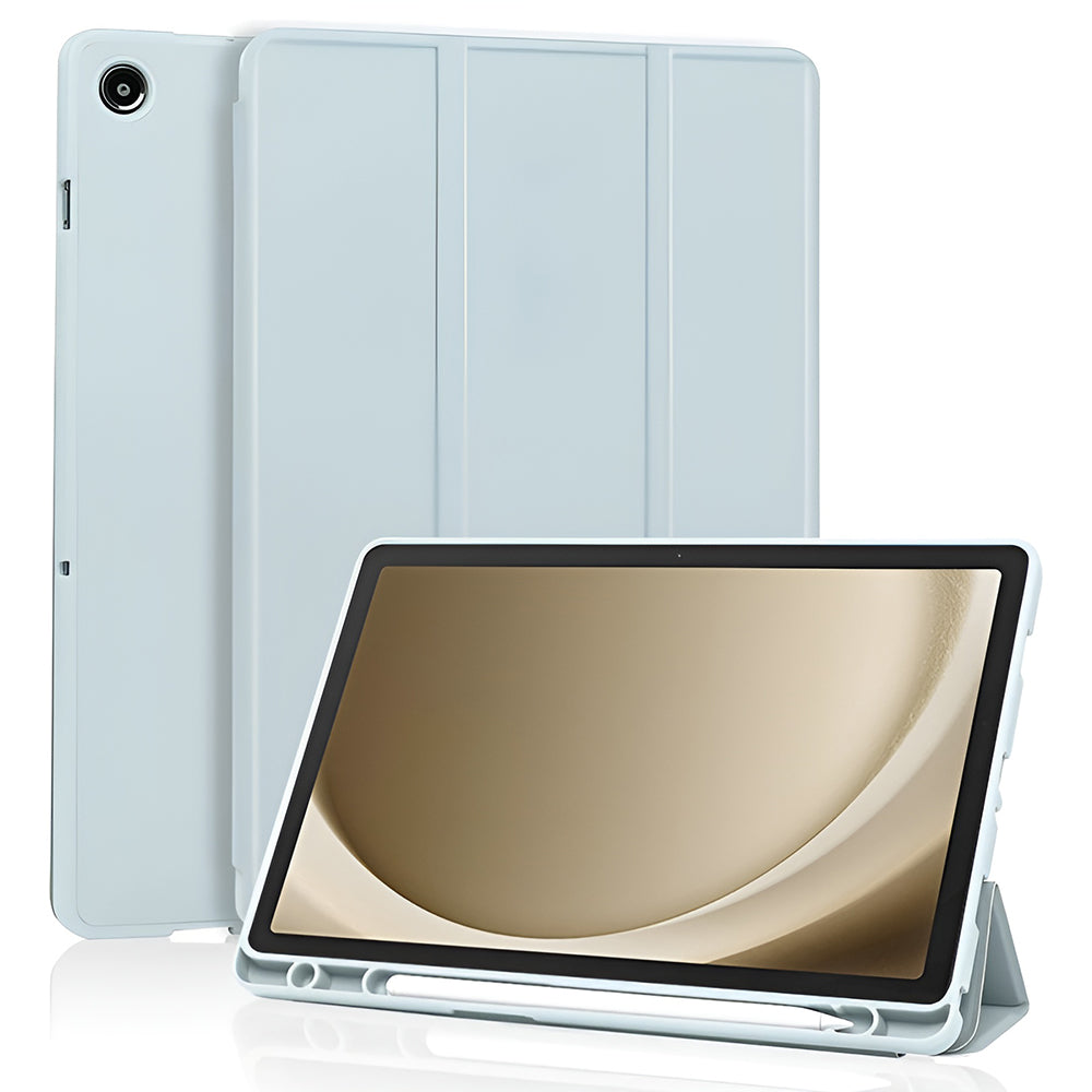 Tok Samsung Galaxy Tab A11+ / Tab A9+ készülékhez, Techsuit, Flex Trifold, Kék