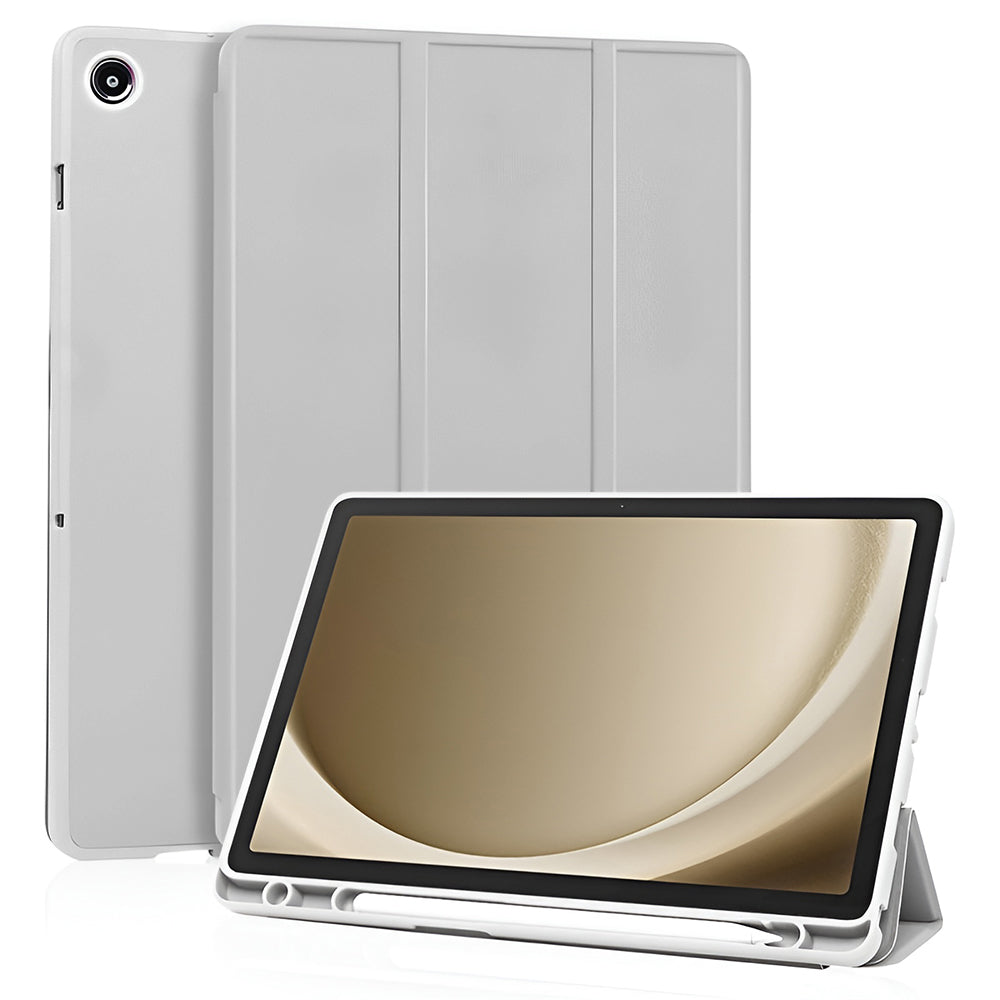 Tok Samsung Galaxy Tab A11+ / Tab A9+ készülékhez, Techsuit, Flex Trifold, Szürke