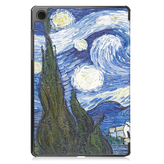 Tok Samsung Galaxy Tab A11+ / Tab A9+ készülékhez, Techsuit, FoldPro Starry Night, Többszínű
