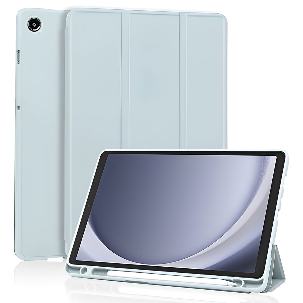 Tok Samsung Galaxy Tab A11 / Tab A9-hoz, Techsuit, Flex Trifold Új Modell, Kék