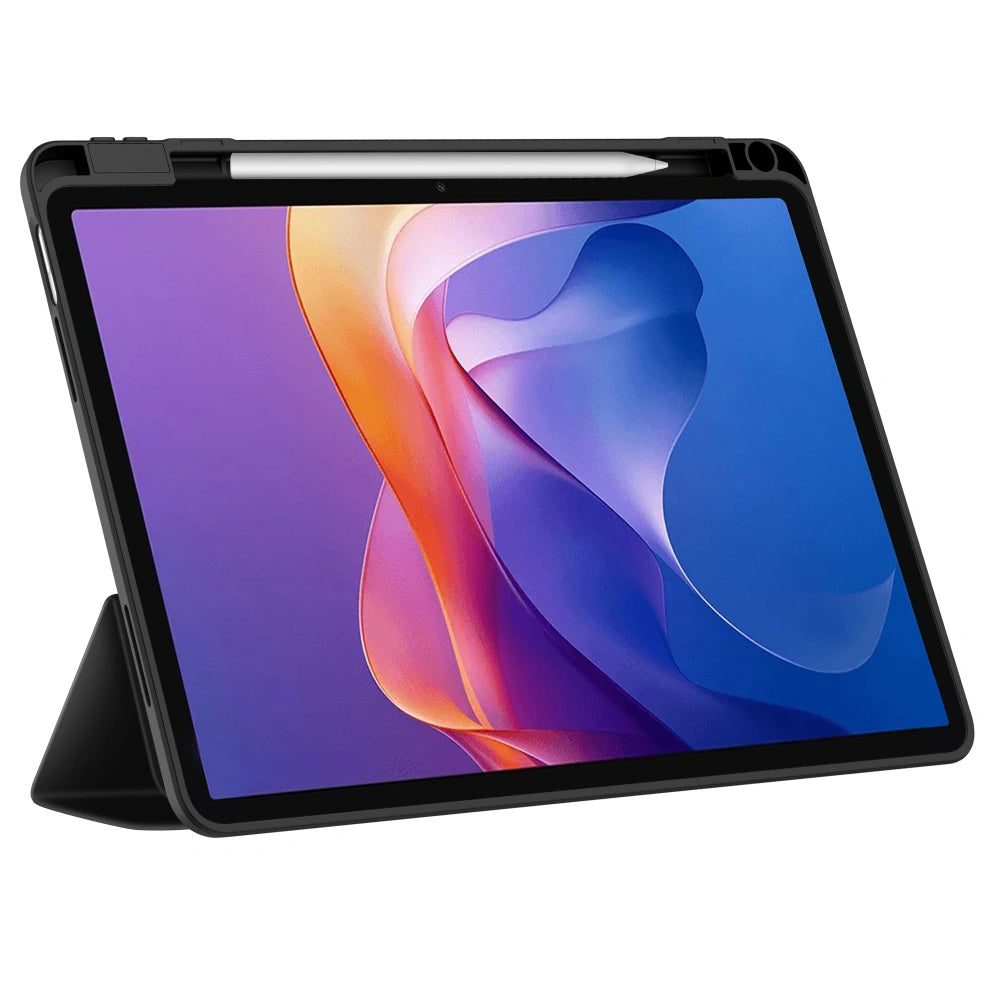 Tok Samsung Galaxy Tab A11 / Tab A9-hoz, Techsuit, Flex Trifold Új Modell, Kék
