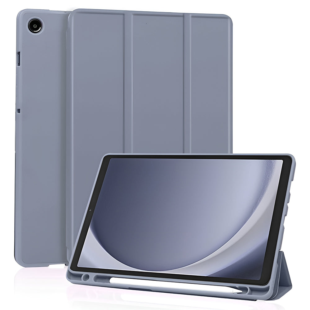 Tok Samsung Galaxy Tab A11 / Tab A9-hoz, Techsuit, Flex Trifold Új Modell, Lila