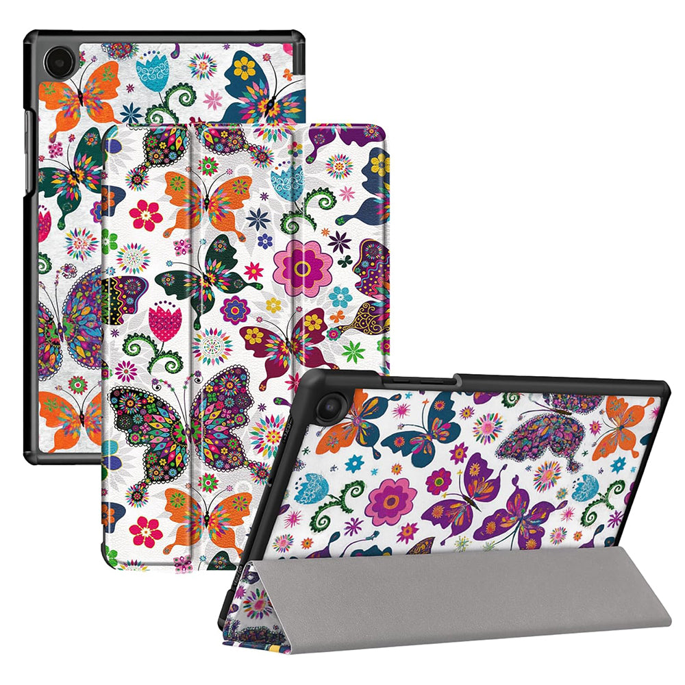 Tok Samsung Galaxy Tab A11 / Tab A9-hez, Techsuit, FoldPro Butterfly Új Modell, Többszínű
