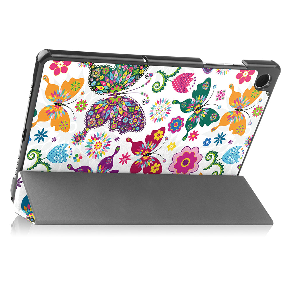 Tok Samsung Galaxy Tab A11 / Tab A9-hez, Techsuit, FoldPro Butterfly Új Modell, Többszínű