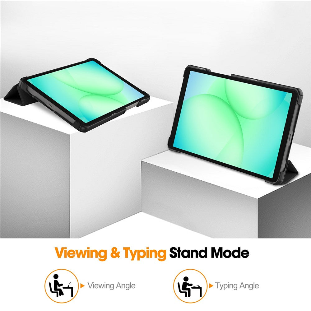 Tok Samsung Galaxy Tab A11 / Tab A9-hez, Techsuit, FoldPro Új Modell, Fekete