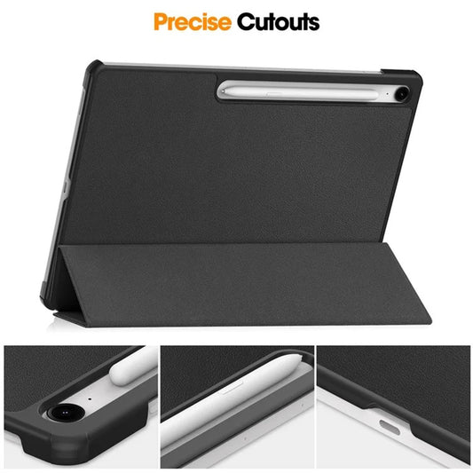 Tok Samsung Galaxy Tab S10 FE+ készülékhez, Techsuit, FoldPro, Fekete