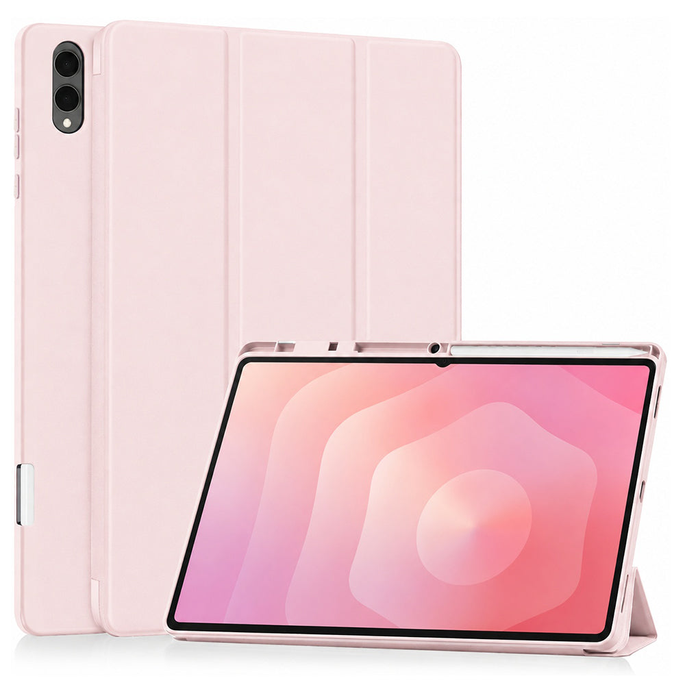 Tok Samsung Galaxy Tab S12 Ultra / Tab S11 Ultra készülékhez, Techsuit, Flex Trifold, Rózsaszín