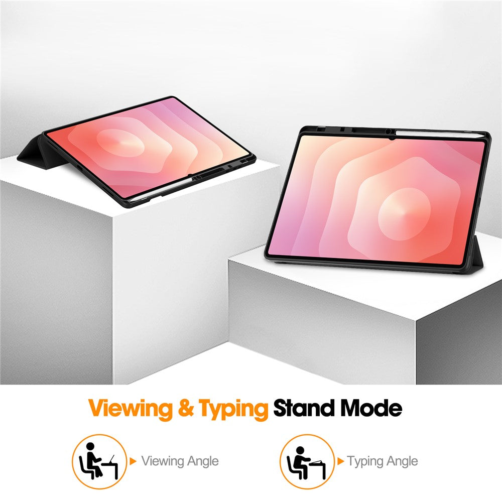 Tok Samsung Galaxy Tab S12 Ultra / Tab S11 Ultra készülékhez, Techsuit, Flex Trifold, Rózsaszín