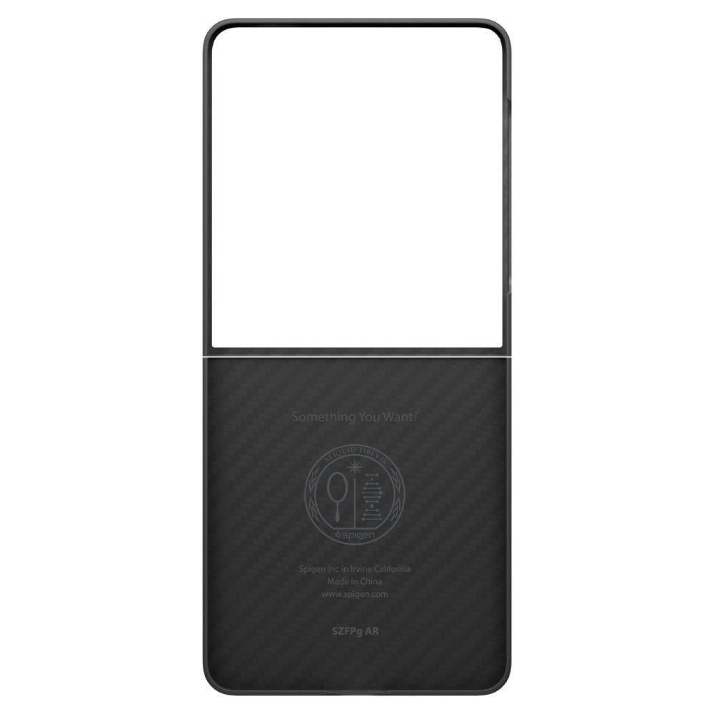 Tok Samsung Galaxy Z Flip7 F766-hoz, Spigen, Air Skin, Fekete ACS09564