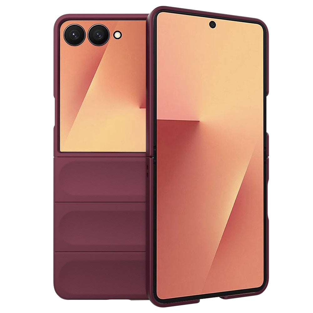 Tok Samsung Galaxy Z Flip7 F766-hez, Techsuit, Magic Shield, Bordó