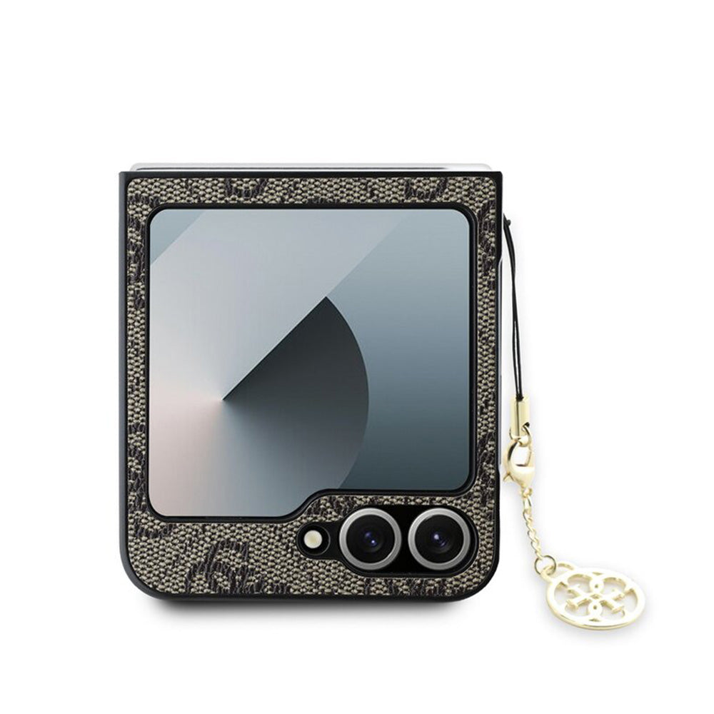 Tok Samsung Galaxy Z Flip7 FE F761 / Z Flip6 F741 készülékhez, Guess, 4G Charm, Barna