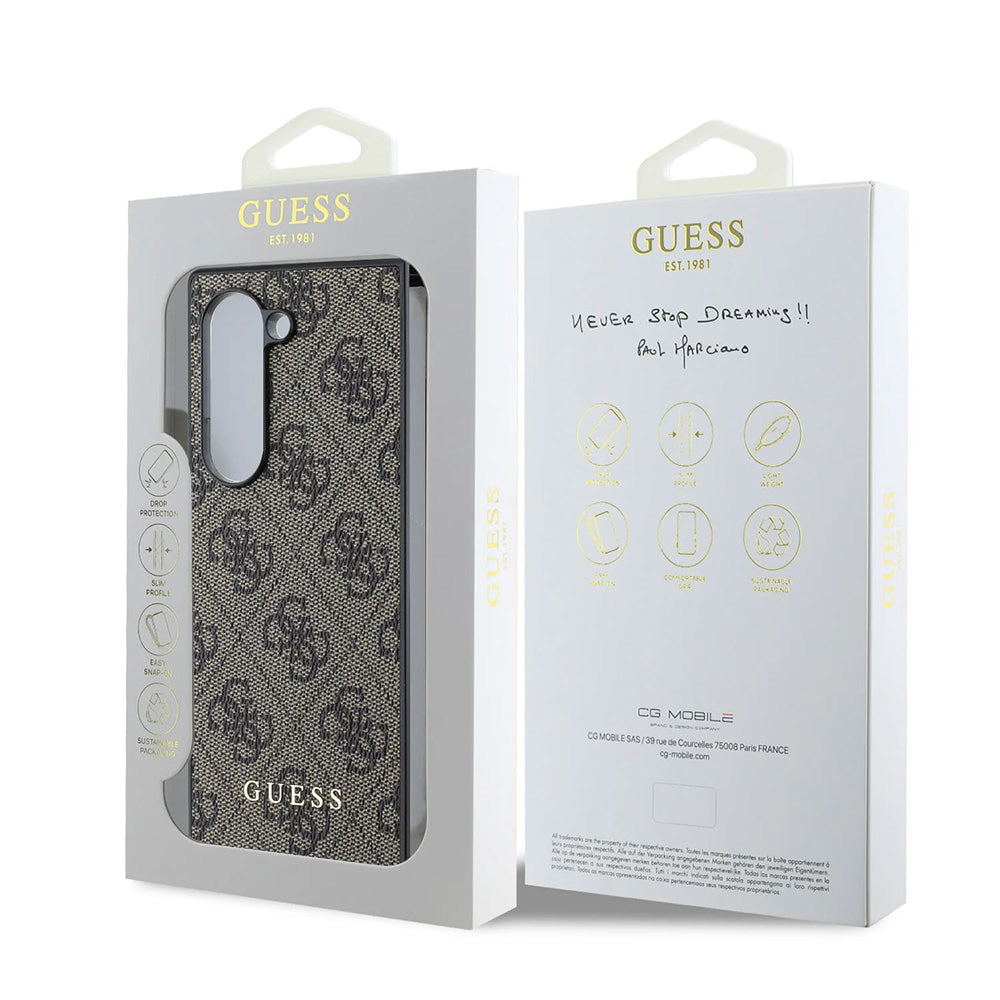 Tok Samsung Galaxy Z Fold6 F956-hez, Guess, 4G, Barna