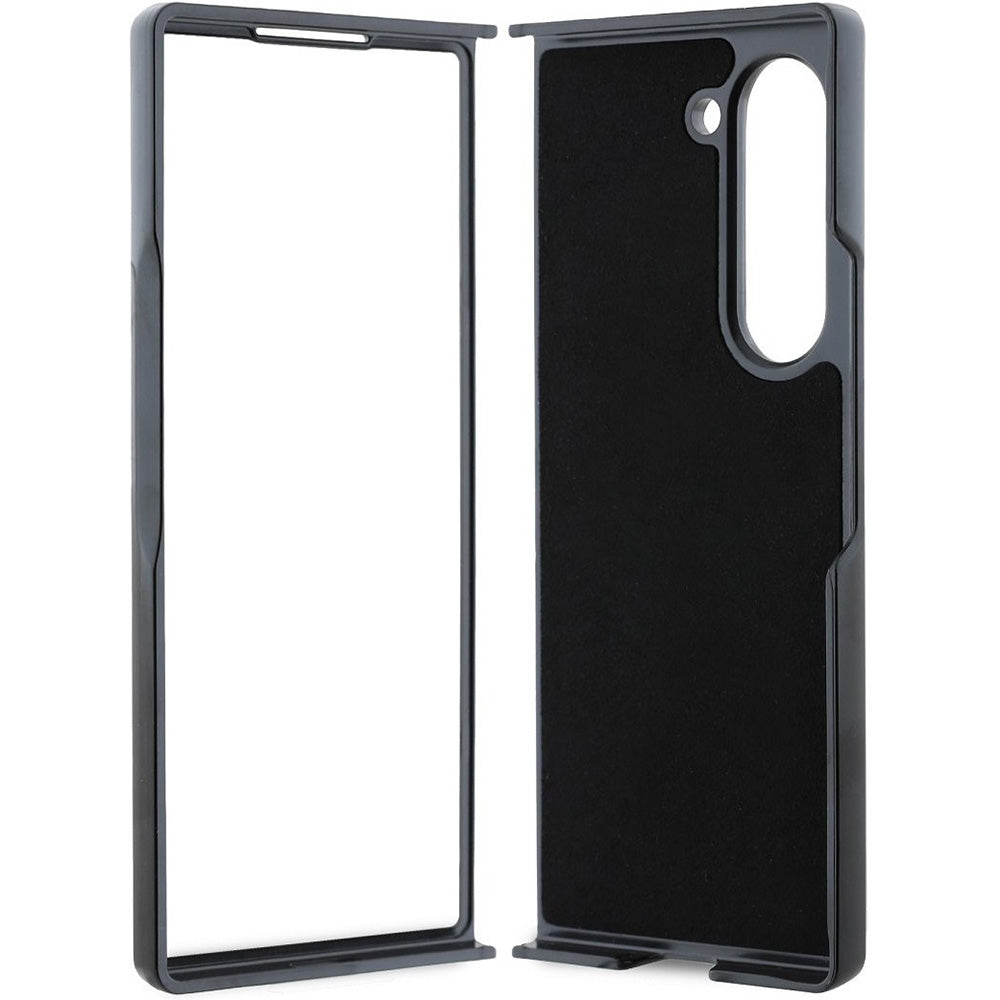 Tok Samsung Galaxy Z Fold6 F956-hez, Guess, 4G Metal Logo, Fekete
