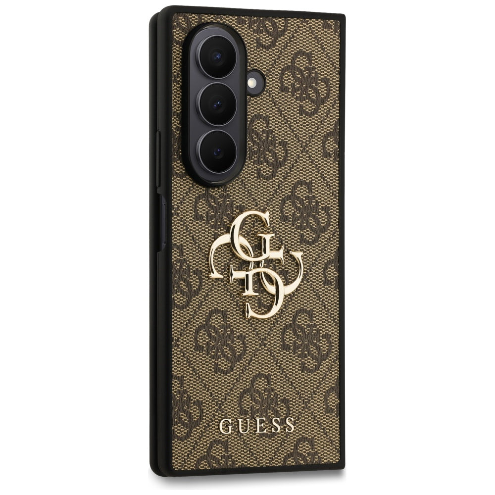 Tok Samsung Galaxy Z Fold7 F966-hoz, Guess, 4G Big Logo, Barna