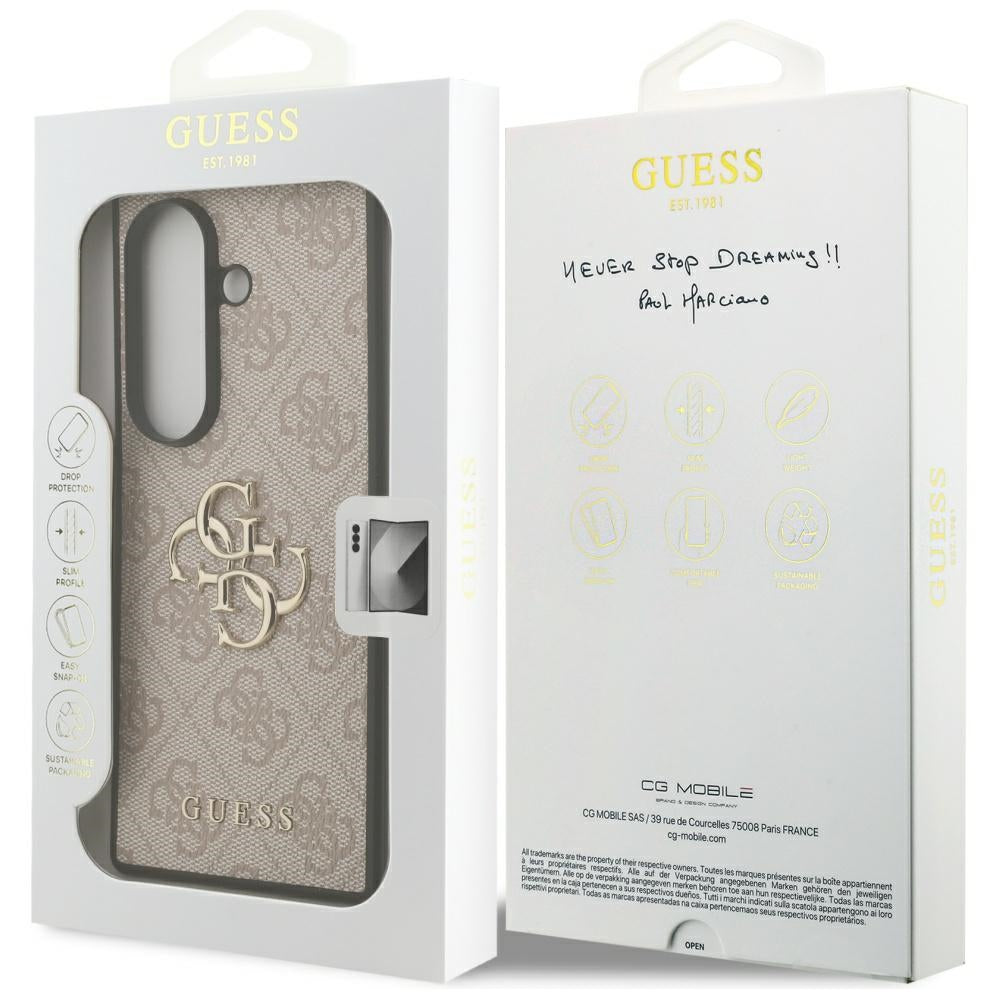 Tok Samsung Galaxy Z Fold7 F966-hoz, Guess, 4G Big Logo, Rózsaszín