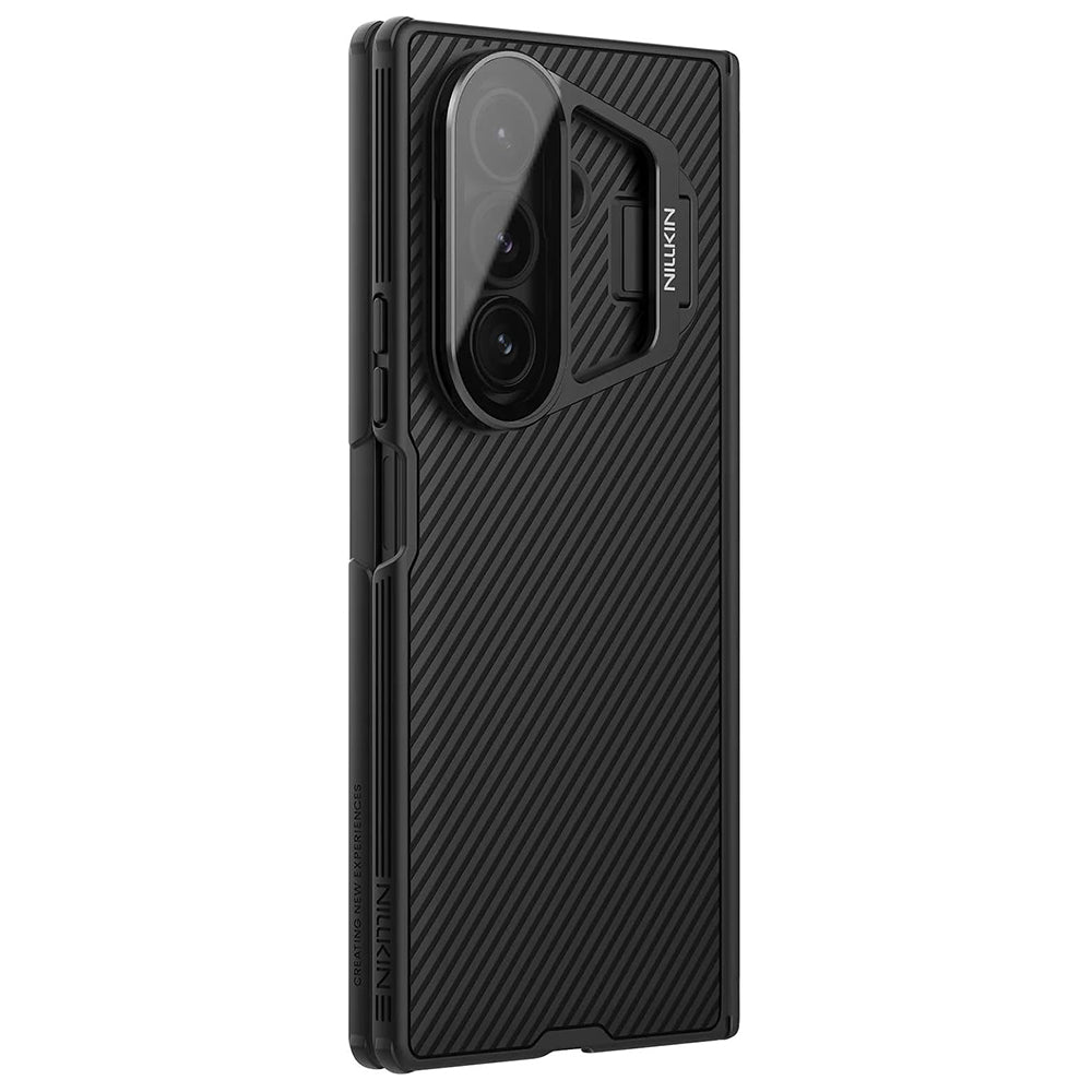 Samsung Galaxy Z Fold7 F966 tok, Nillkin, CamShield Prop átlátszó lencsevédővel, fekete