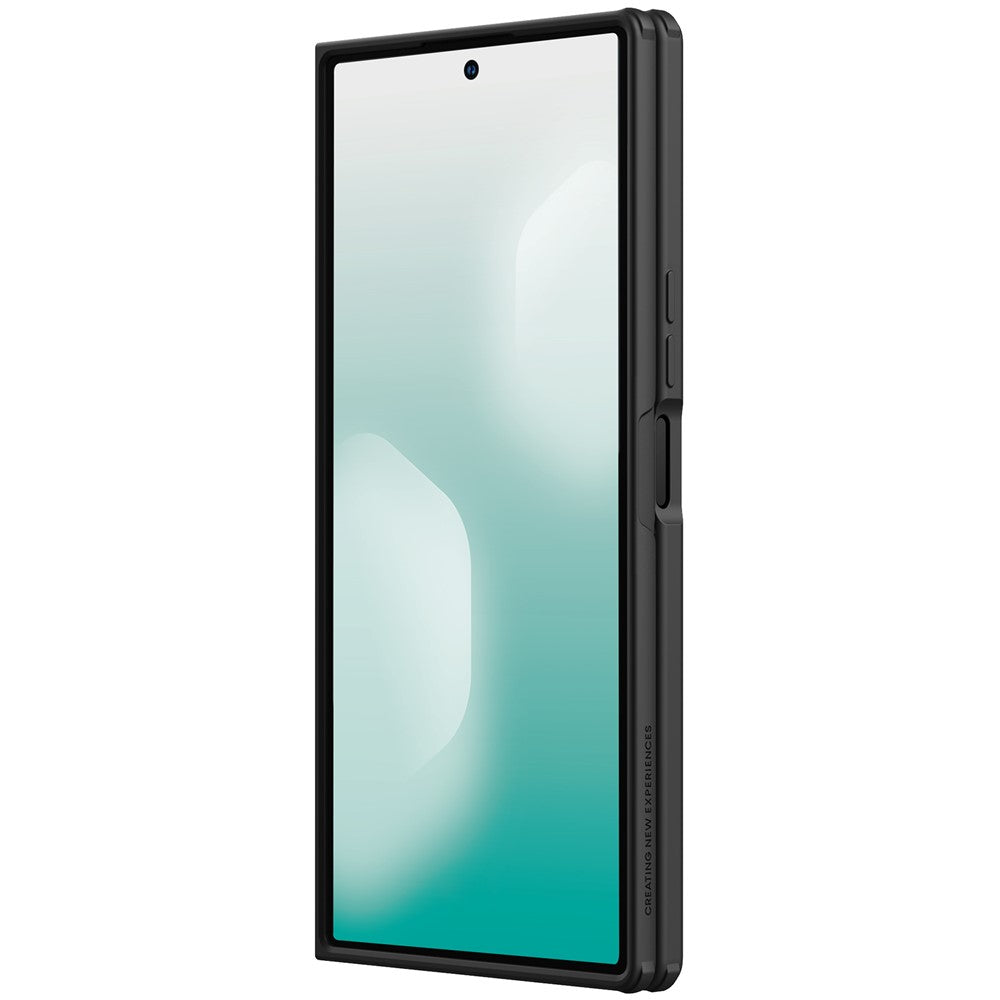 Tok Samsung Galaxy Z Fold7 F966-hez, Nillkin, Flex Pure S-Pen tartóval, Fekete