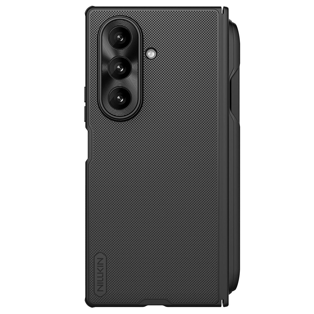 Tok Samsung Galaxy Z Fold7 F966-hez, Nillkin, Super Frosted Shield tolltartóval, fekete