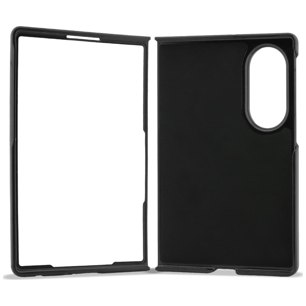 Tok Samsung Galaxy Z Fold8 F971-hez, Karl Lagerfeld, Saffiano Karl & Choupette fém kitűző, fekete