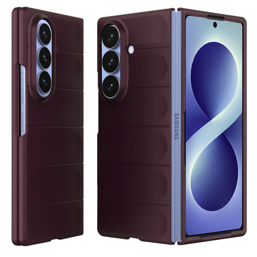 Case for Samsung Galaxy Z Fold8 Ultra F976, Techsuit, Magic Shield, Burgundy