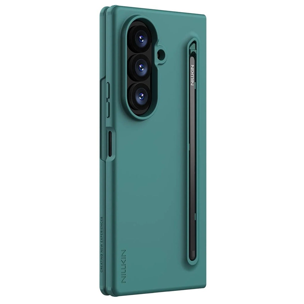 Tok Samsung Galaxy Z Fold8 Ultra F976-hez, Nillkin, Flex Pure S-Pen tartóval, Zöld