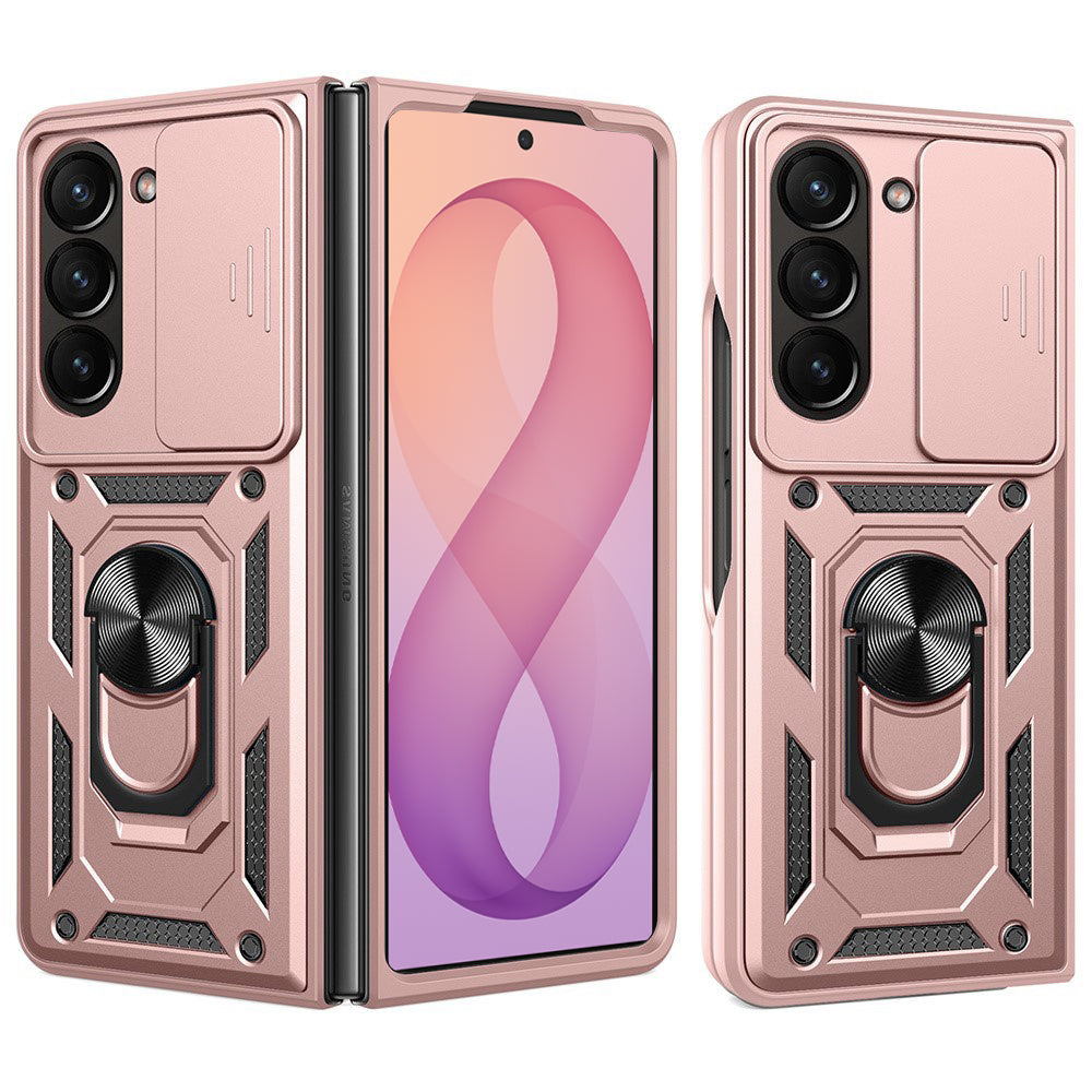 Tok Samsung Galaxy Z Fold8 Ultra F976 / Z Fold7 F966, Techsuit, CamShield, Rózsaarany