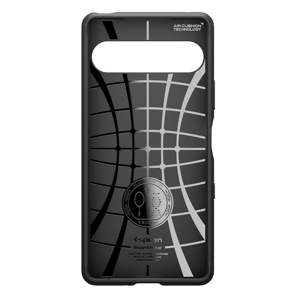 Tok Sony Xperia 10 VII-hez, Spigen, Rugged Armor, Fekete ACS09592