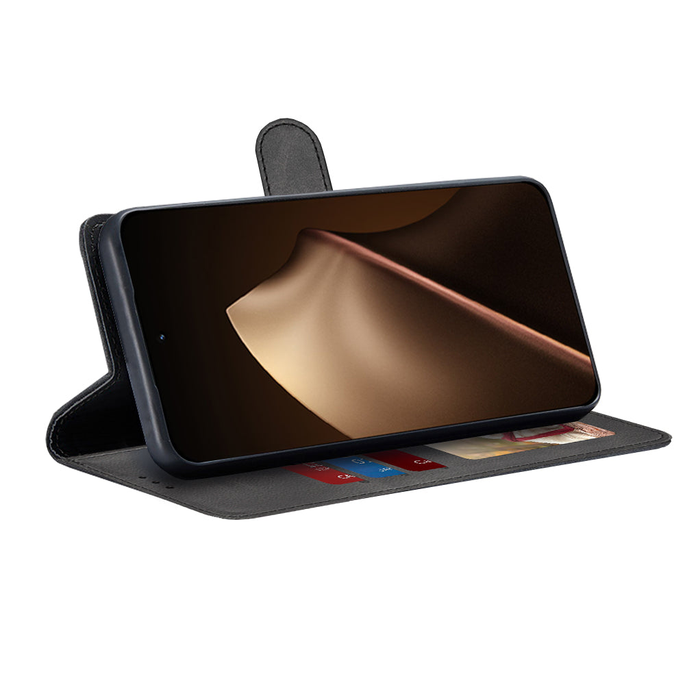 Tok Xiaomi 15T Pro-hoz, Techsuit, Diary Book, Fekete