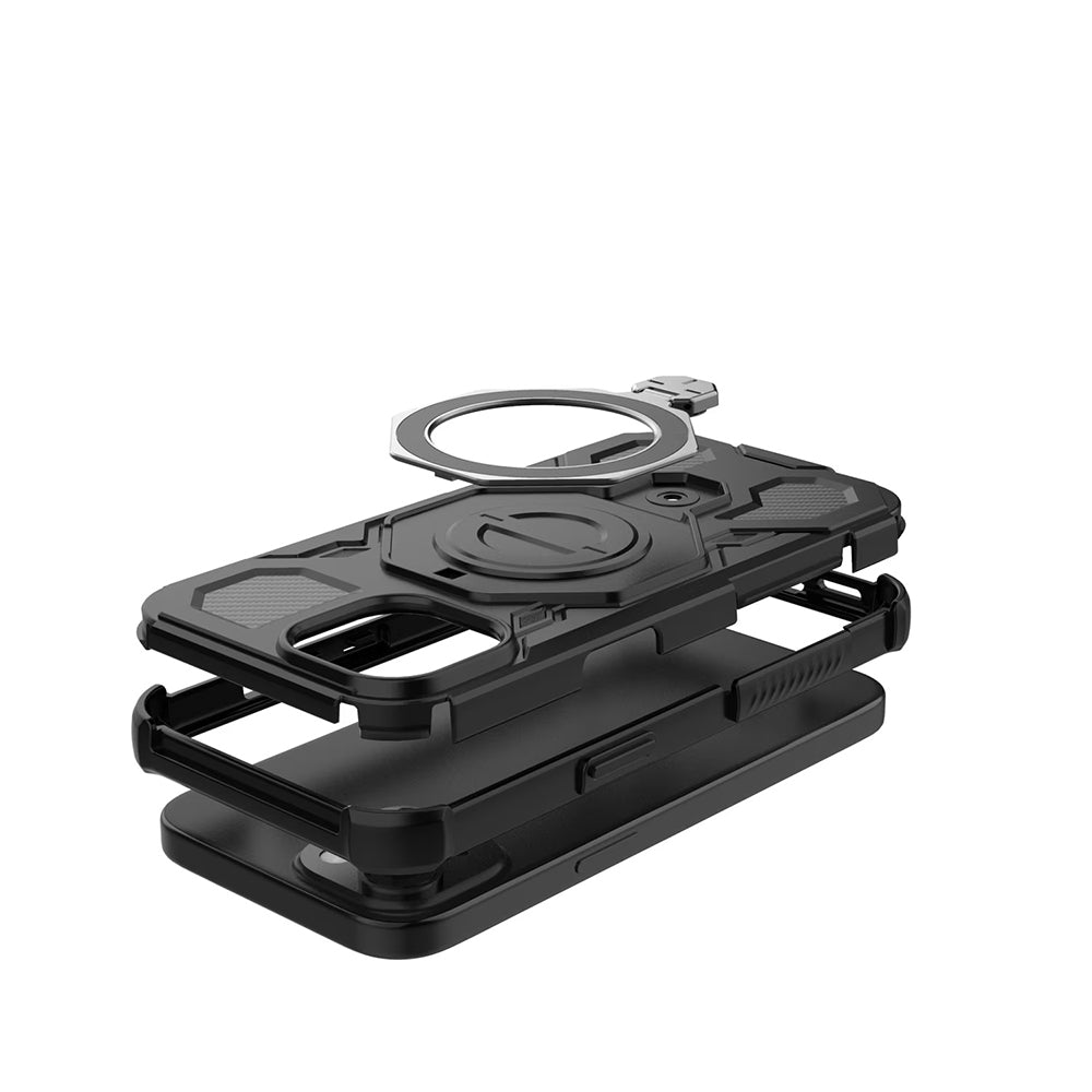 Tok Xiaomi 15T-hez, Techsuit, Carbon Shield Pro, Füstszínű