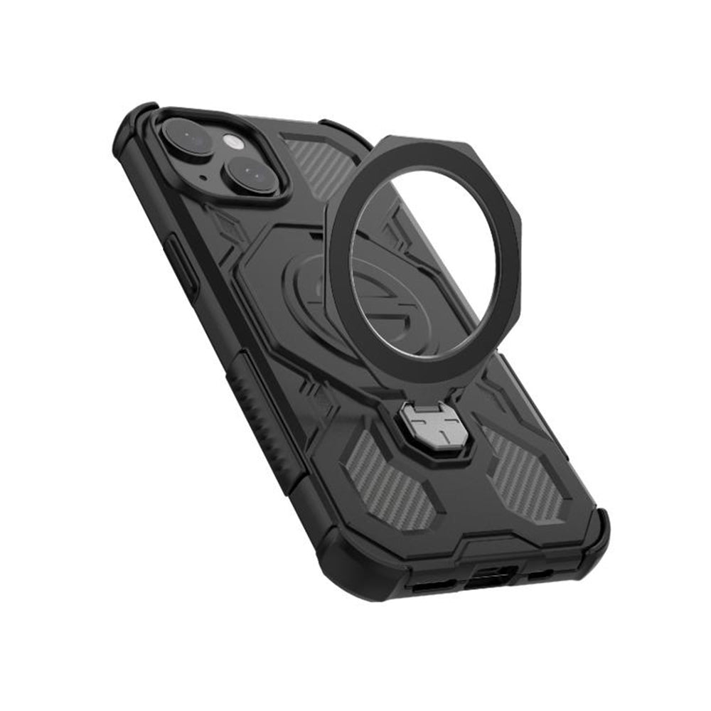 Tok Xiaomi 15T-hez, Techsuit, Carbon Shield Pro, Füstszínű