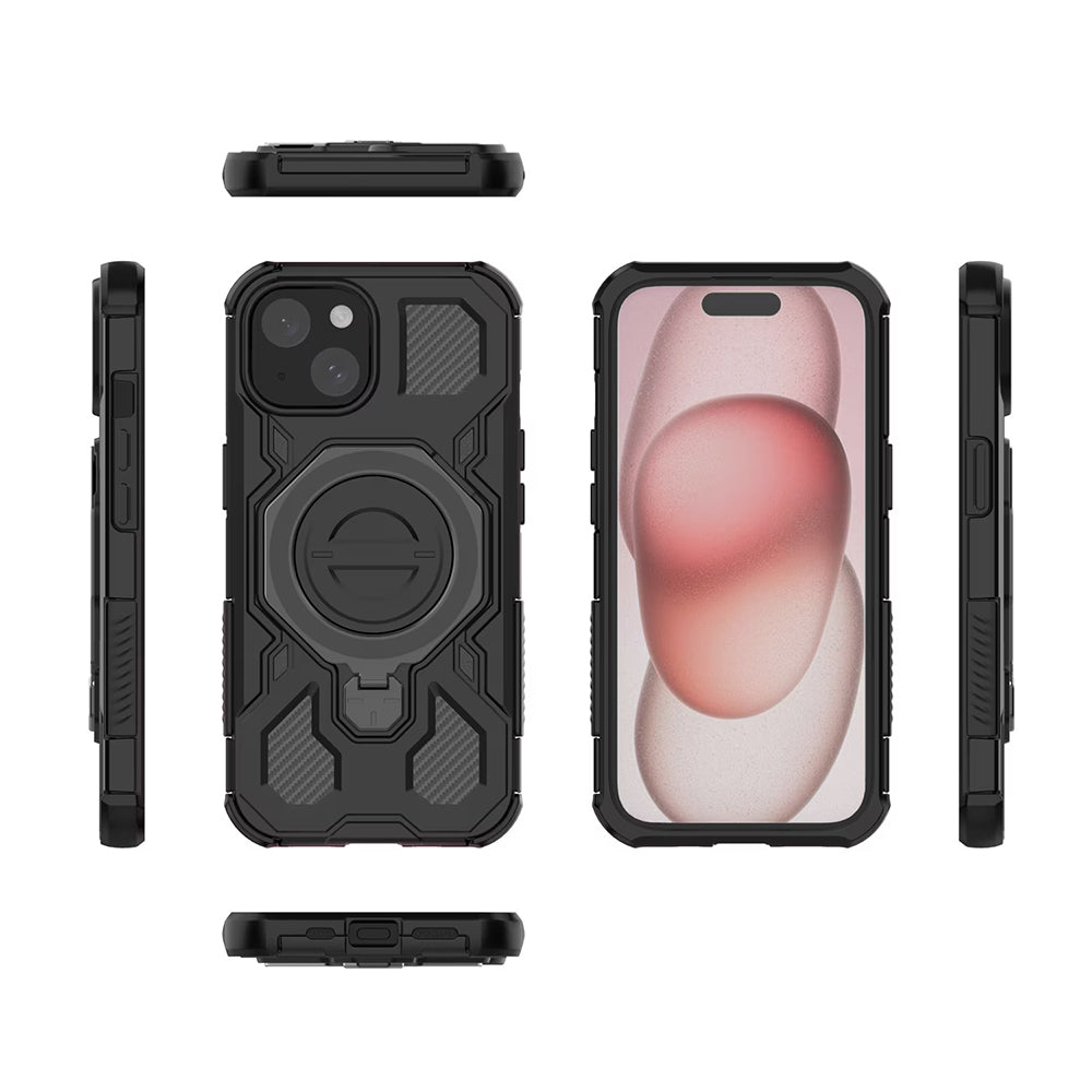 Tok Xiaomi 15T-hez, Techsuit, Carbon Shield Pro, Füstszínű