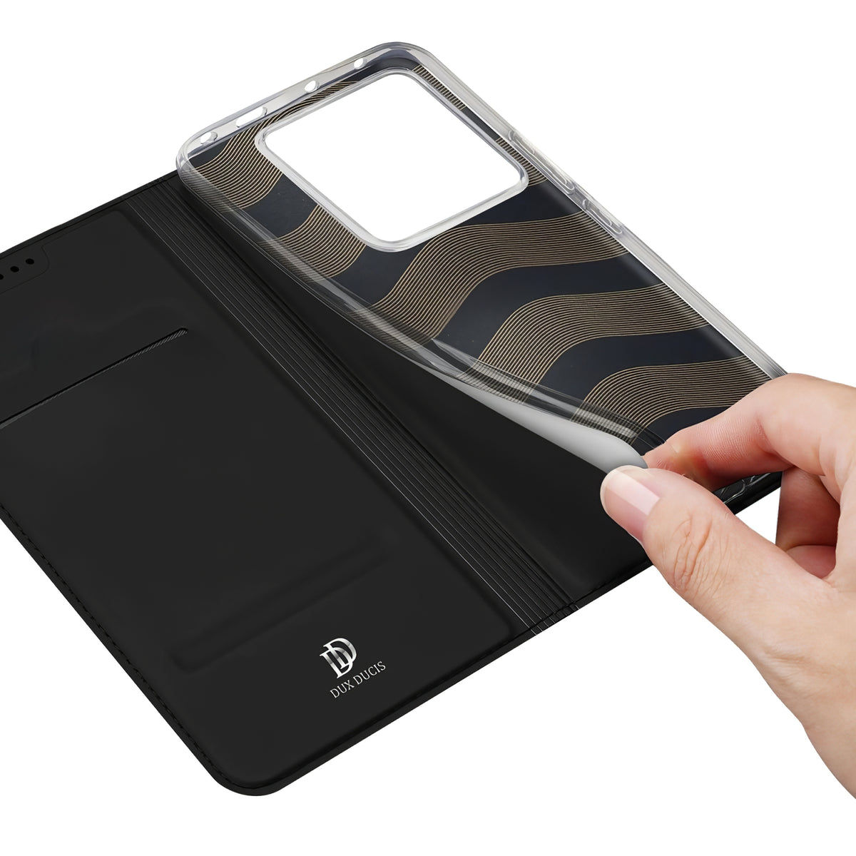 Táska a Xiaomi Poco X6 / Note 13 Pro 5G, DUX DUCIS, Skin Pro, Fekete