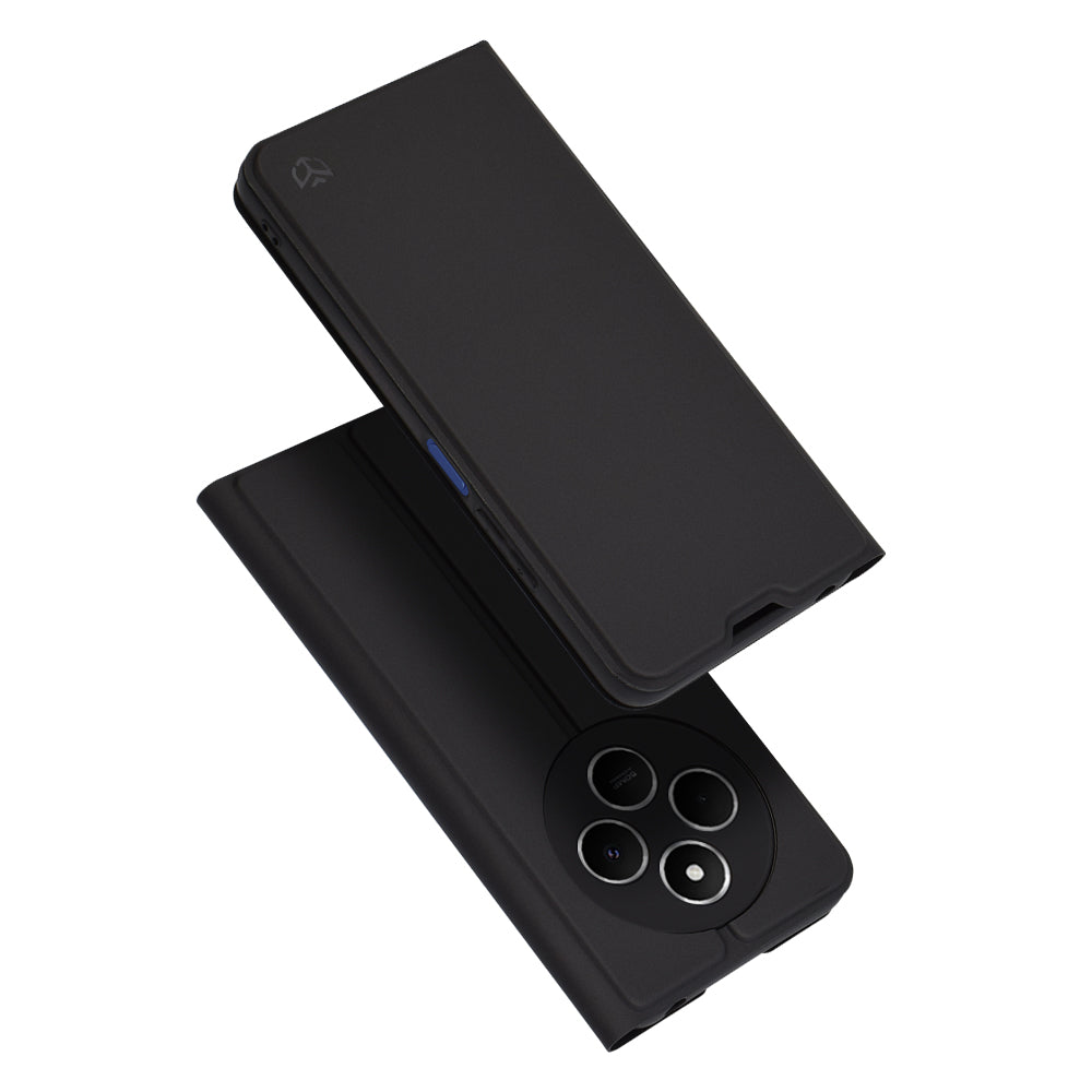 Tok Xiaomi Poco C75 / Redmi 14C-hez, Techsuit, Magskin Book, Fekete